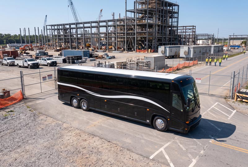 Construction Site Shuttle Bus Rentals in Mount Vernon, NY